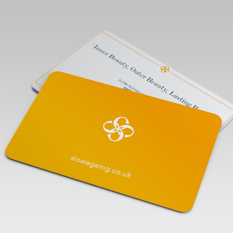 Slow Ageing Essentials Gift Cards - Slow Ageing Essentials Gift CardSlow Ageing Essentials