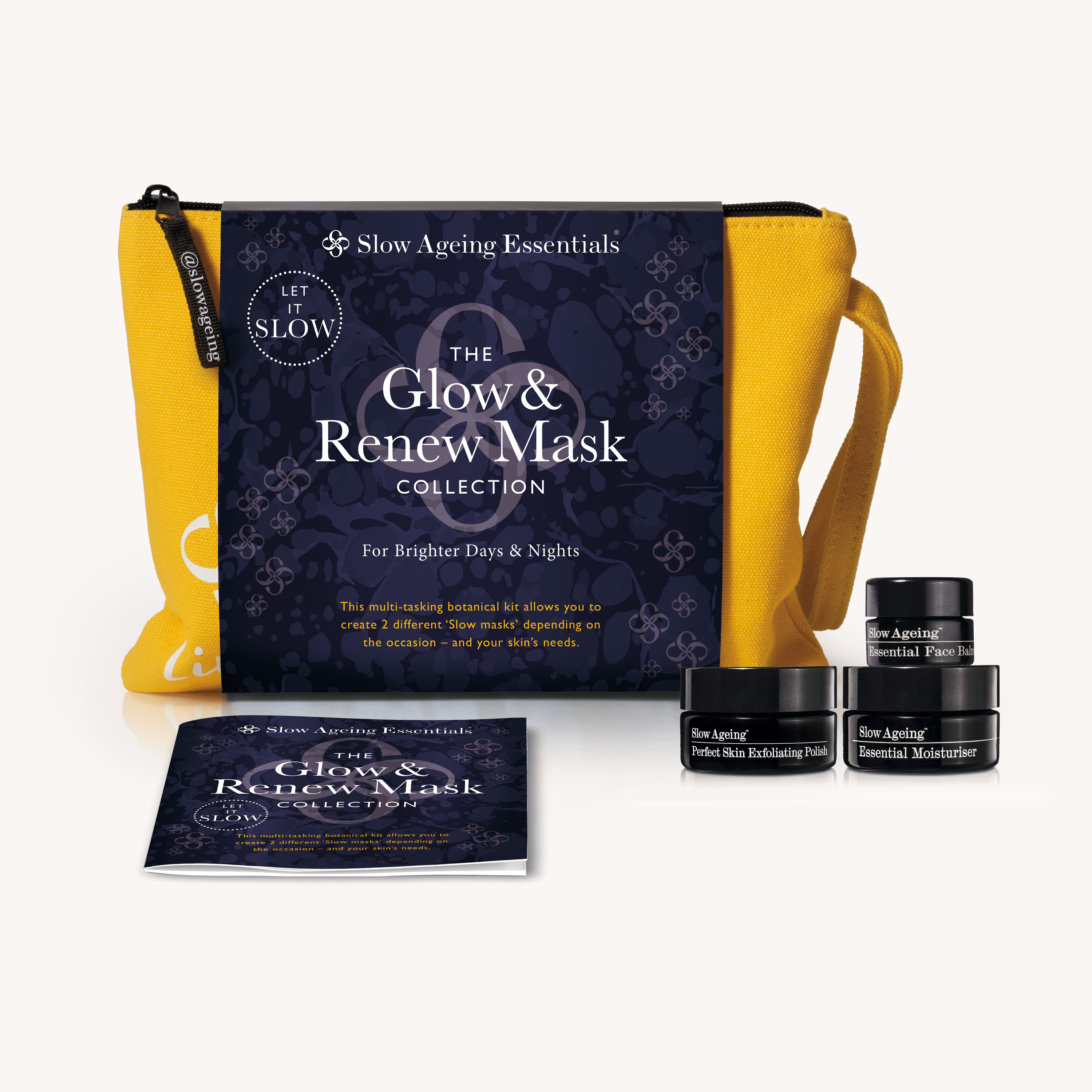 The Glow & Renew Mask Collection (Worth £40) - Slow Ageing Essentials Slow Ageing Essentials